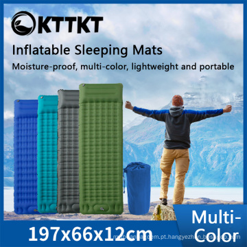 1 kg de tapetes de dormir infláveis ​​automáticos para acampar